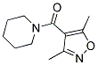 (3,5-DIMETHYLISOXAZOL-4-YL)(PIPERIDINO)METHANONE, TECH Struktur