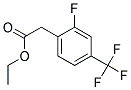 ETHYL 2-[2-FLUORO-4-(TRIFLUOROMETHYL)PHENYL]ACETATE Struktur