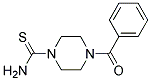 4-BENZOYL-PIPERAZINE-1-CARBOTHIOIC ACID AMIDE Struktur