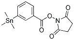 N-SUCCINIMIDYL 3-TRIMETHYLSTANNYL-BENZOATE Struktur