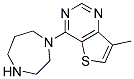 7-METHYL-4-HOMOPIPERAZINOTHIENO[3,2-D]PYRIMIDINE Struktur