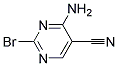 4-AMINO-2-BROMOPYRIMIDINE-5-CARBONITRIL Struktur