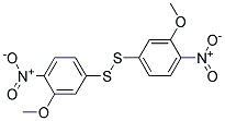 DI(3-METHOXY-4-NITROPHENYL) DISULPHIDE Struktur