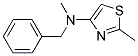 N-METHYL-N-(2-METHYL-1,3-THIAZOL-4-YL)BENZYLAMIN Struktur