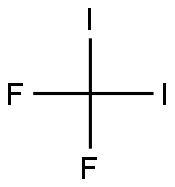 DIIODODIFLUOROMETHAN Struktur