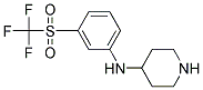 N-(4-PIPERIDYL)-3-(TRIFLUOROMETHYLSULPHONYL)ANILIN Struktur