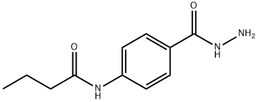 N-[4-(HYDRAZINOCARBONYL)PHENYL]BUTANAMIDE Struktur