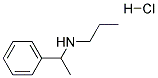 N-(1-PHENYLETHYL)-1-PROPANAMINE HYDROCHLORIDE Struktur