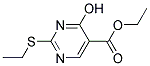 ETHYL 2-(ETHYLTHIO)-4-HYDROXYPYRIMIDINE-5-CARBOXYLATE Struktur