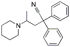 gamma-methyl-alpha,alpha-diphenylpiperidine-1-butyronitrile Struktur