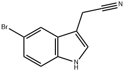 5-Bromoindole-3-acetonitrile Struktur