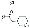 (R)-3-Piperidineacetic acid methyl ester hydrochloride Struktur