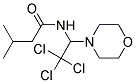 3-Methyl-N-(2,2,2-trichloro-1-morpholin-4-yl-ethyl)-butyramide Struktur