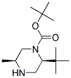 (2S,5S)-1-Boc-2-Tert-Butyl-5-Methyl-Piperazine Struktur