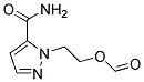 5-Aminocarbonyl-1-(2-Formyloxyethyl)Pyrazole Struktur