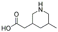 3-Methyl-5-Piperidine-Acetic Acid Struktur