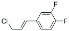 3,4-Difluorocinnamyl Chloride Struktur