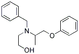 N-benzyl-N-(1-methyl-2-phenoxyethyl)ethanolamine Struktur