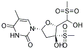 3',5'-Dimethan sulfonyl thymidine Struktur