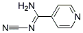 N'-Cyanopyridine-4-carboximidamide Struktur