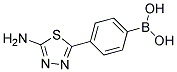 4-(5-Amino-1,3,4-thiadiazol-2-yl)benzeneboronic acid Struktur