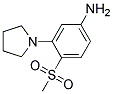 3-Pyrrolidin-1-yl-4-(methylsulponyl)aniline Struktur