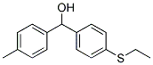 4-(ETHYLTHIO)-4'-METHYLBENZHYDROL 97% Struktur