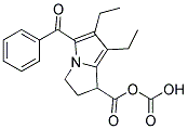 5-BENZOYL-2,3-DIHYDRO-PYRROLIZINE-1,1-DICARBOXYLIC ACID DIETHYL ESTER Struktur