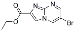 6-BROMO-IMIDAZO[1,2-A]PYRIMIDINE-2-CARBOXYLIC ACID ETHYL ESTER Struktur