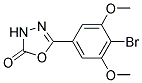 5-(4-BROMO-3,5-DIMETHOXYPHENYL)-1,3,4-OXADIAZOL-2(3H)-ONE Struktur