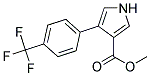 4-[4-(TRIFLUOROMETHYL)PHENYL]-1H-PYRROLE-3-CARBOXYLIC ACIDETHYL ESTER Struktur