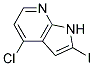 4-CHLORO-2-IODO-7-AZAINDOLE Struktur