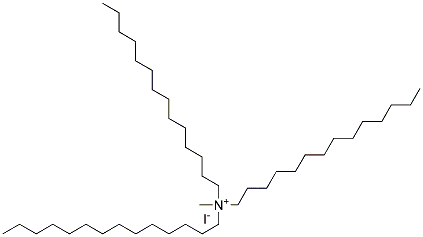 Tritetradecyl methyl ammonium iodide Struktur