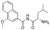 L-Leucyl-4-Methoxy-B-Napthylamide Struktur