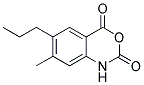 7-Methyl-6-Propyl-2H-3,1-Benzoxazine-2,4-(1H)-Dione Struktur