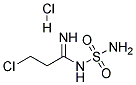 N-(Aminosulfonyl)-3-Chloropropanimidamide Hydrochloride Struktur