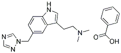 N,N-Dimethyl-2-[5-(1,2,4-Triazol-1-Ylmethyl)-1H-Indol-3-Yl]Ethylamine Benzote Struktur