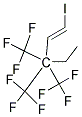 3,3,3-Tris(trifluoromethyl)-1-iodo-1-pentene Struktur