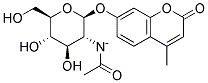 4-Methylumbelliferyl-N-acetyl-b-D-glucosaminide Struktur