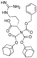 N-ALPHA-CBZ-N,N-BIS-ADAMANTYLOXYCARBONYL-L-ARGININE Struktur