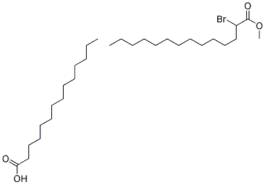 METHYL 2-BROMO TETRADECANOATE (MYRISTATE) Struktur