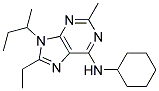 9-SEC-BUTYL-N-CYCLOHEXYL-8-ETHYL-2-METHYL-9H-PURIN-6-AMINE Struktur