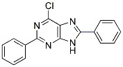 6-CHLORO-2,8-DIPHENYL-9H-PURINE Struktur