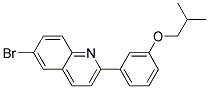 6-BROMO-2-(3-ISOBUTOXY-PHENYL)-QUINOLINE- Struktur