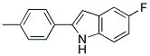 5-FLUORO-2-P-TOLYL-1H-INDOLE Struktur