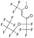 5,7,7,8,8,9,9,9-UNDECAFLUORO-5-TRIFLUOROMETHYL-2-METHOXY-6-OXANON-2-ENE-4-ONE Struktur