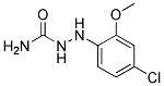 4-CHLORO-2-METHOXYPHENYL SEMICARBAZIDE Struktur