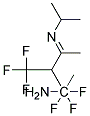 4-AMINO-2-ISOPROPYLIMINO-4,4,4-TRIFLUORO-3-TRIFLUOROMETHYLPENTANE Struktur