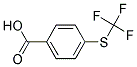 4-[(TRIFLUOROMETHYL)-MERCAPTO]-BENZOIC ACID Struktur