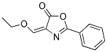 4-(ETHOXYMETHYLENE)-2-PHENYL-2-OXAZOLINE-5-ONE Struktur